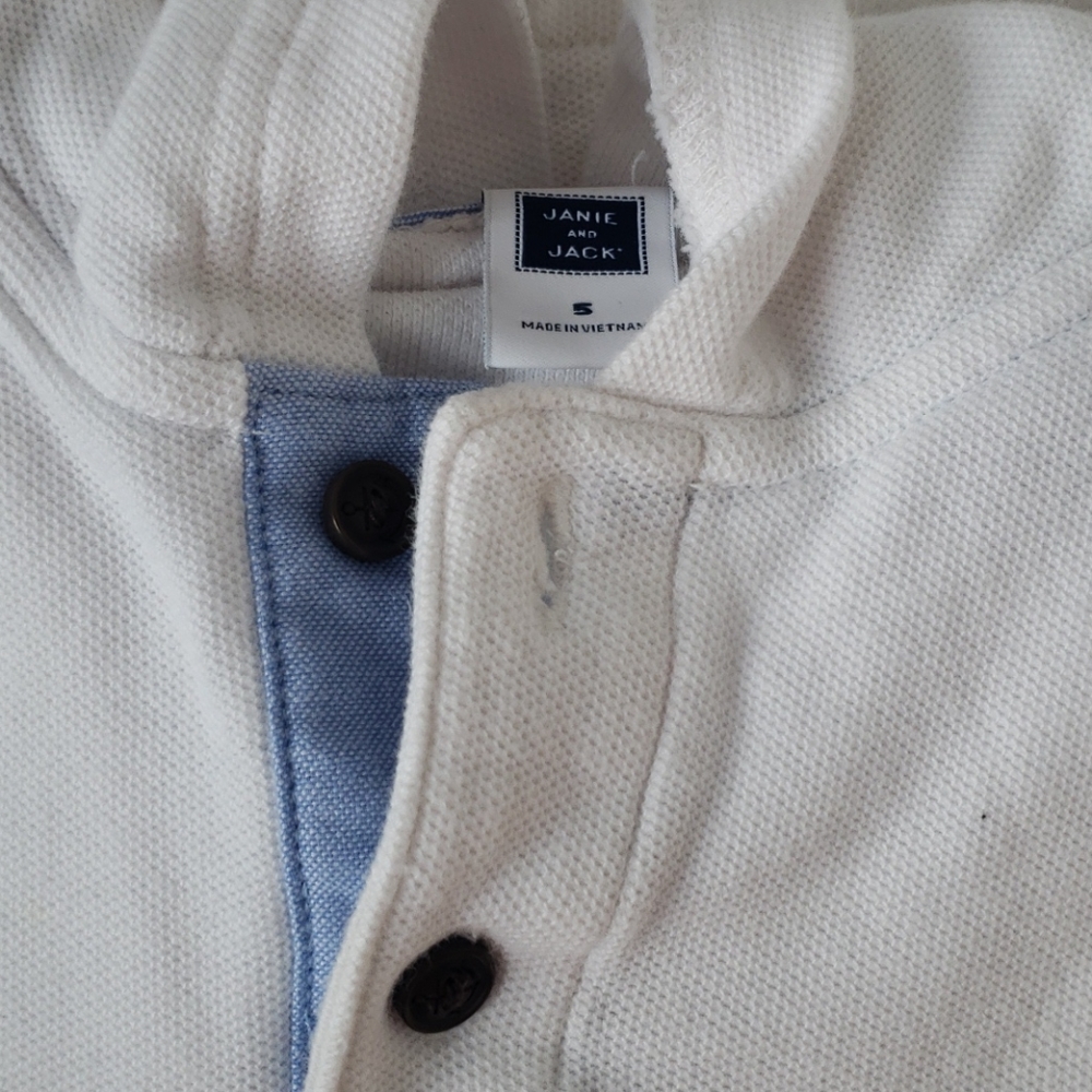 JANIE AND JACK Hooded Long Sleeve Shirt Size 5T